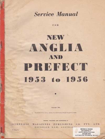 new ANGLIA and PREFECT1953 to 1956 A Scientific Publication © 19 (image for) new ANGLIA and PREFECT1953 to 1956 A Scientific Publication © 19